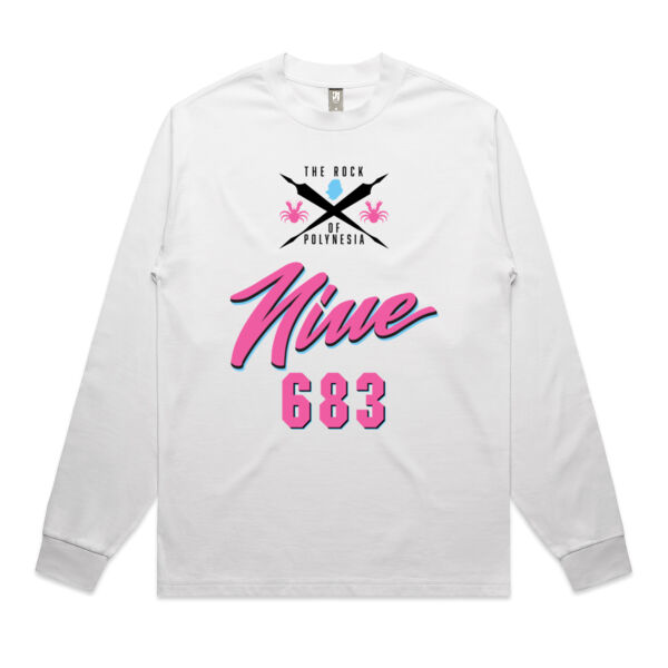 Niue - The Rock - Niue Heat - Mens Heavy Long Sleeve Tee Thumbnail