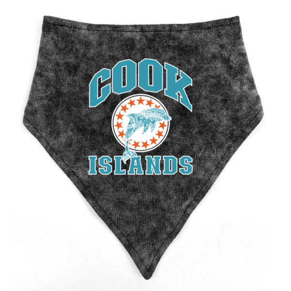 Cook Islands - Papati - Stonewash Bandana Bib Thumbnail
