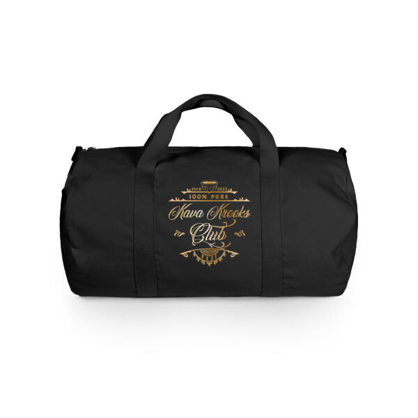 Kava Krooks Club - Gold - Canvas Duffel Bag Thumbnail