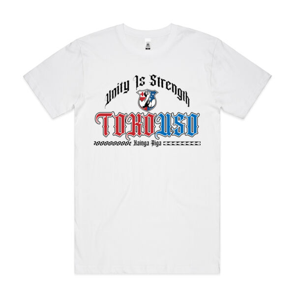 TokoUso - Unity is Strength - Kainga/Aiga - Mens Block T shirt Thumbnail