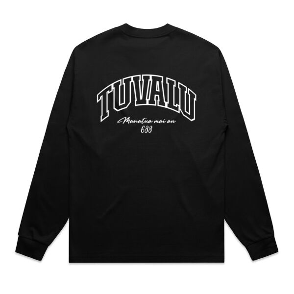 Tuvalu - Manatua mai au - 688 - Mens Heavy Long Sleeve Tee Thumbnail