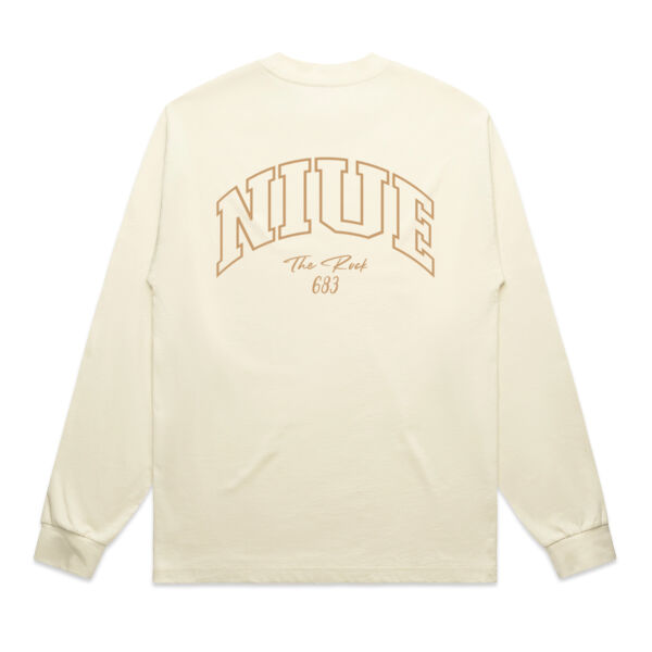Niue The Rock 683 - Mens Heavy Long Sleeve Tee Thumbnail