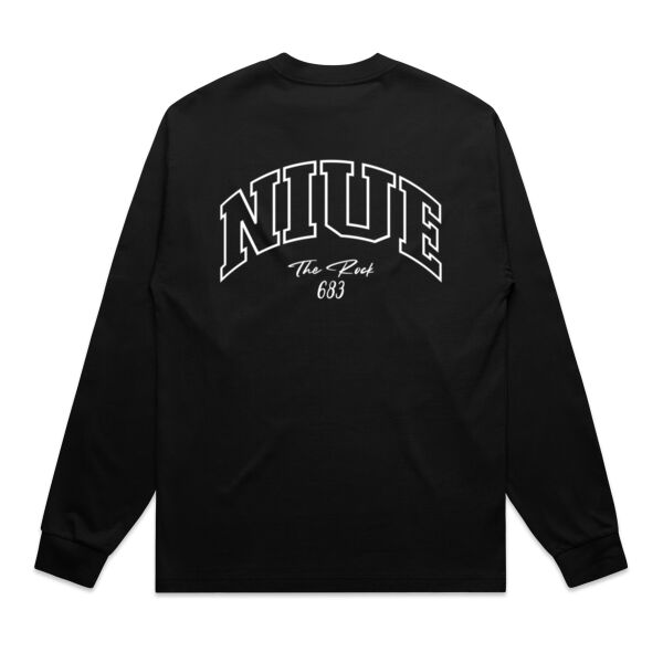Niue The Rock 683 - Mens Heavy Long Sleeve Tee Thumbnail
