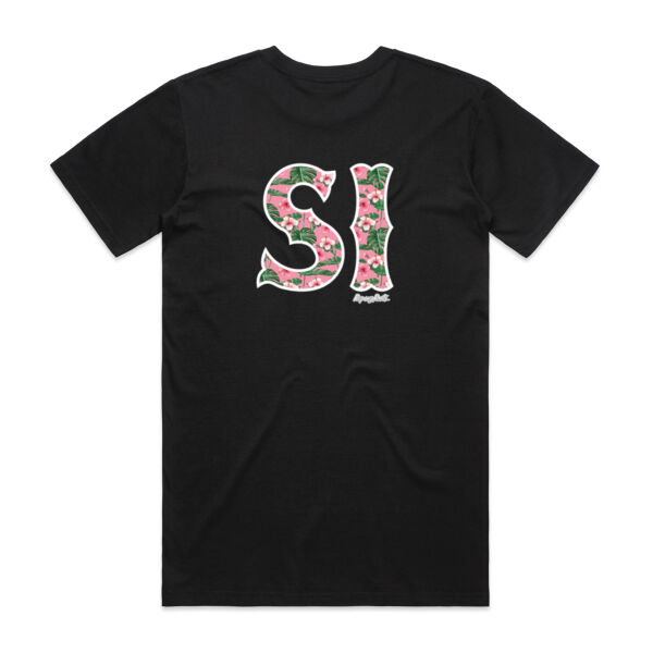 Solomon Islands Pink Hibiscus - Mens Staple T shirt Thumbnail