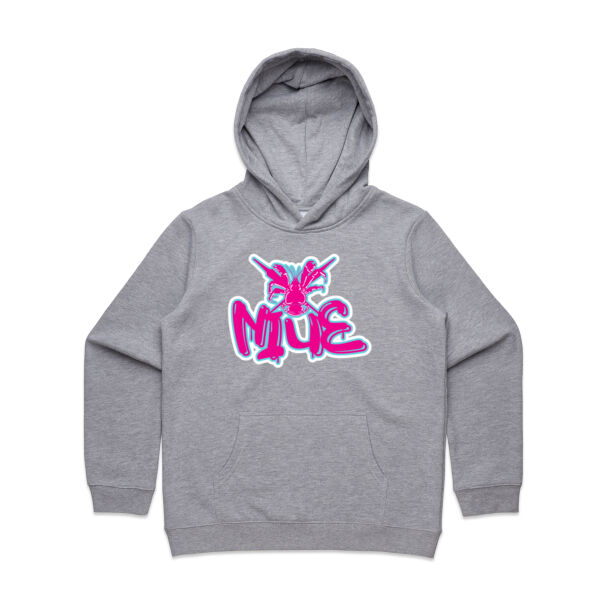 Niue  683 - pink graffiti - Kids Supply Hoodie Thumbnail